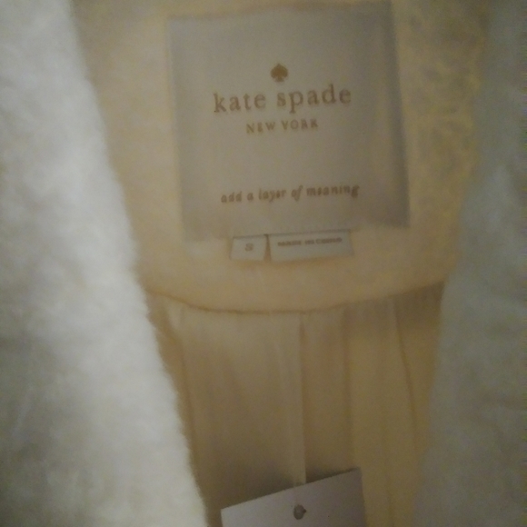 Kate Spade Teddy Coat NWT - Picture 8 of 12